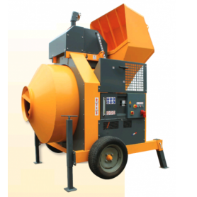 BETONNIERE RB800H MOTEUR DIESEL HATZ AVEC PELLE + RADIOCOMMANDE + TREUIL