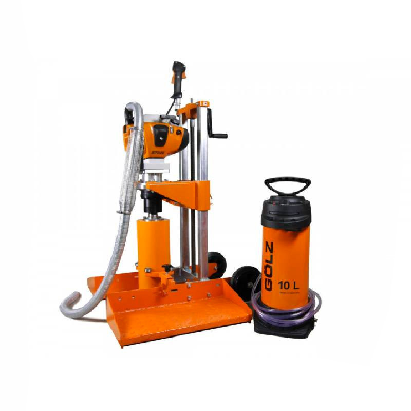 GOLZ KB200 - Pack Carotteuse Routière Thermique STIHL 2T Ø200 sur Bâti + Couronne offerte