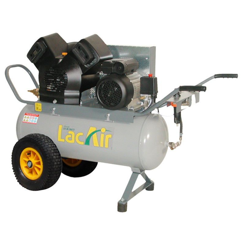 LACME AIRBAT 27/50M - Compresseur d'air électrique type brouette 50L 230V - 27m³/h