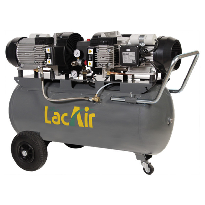 Compresseur d'air Lacmé 40/100 monophasé débit 400l/m 100 litres