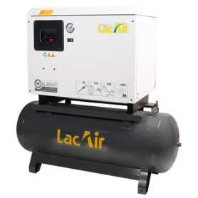 LACME SILENT C24/200 DM - Compresseur insonorisé fixe monophasé sur cuve horizontale