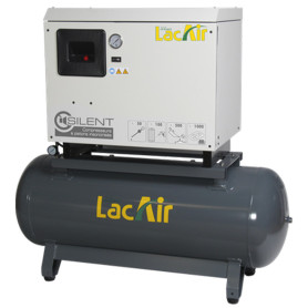 LACME SILENT C32/270 D - Compresseur insonorisé fixe sur cuve horizontale