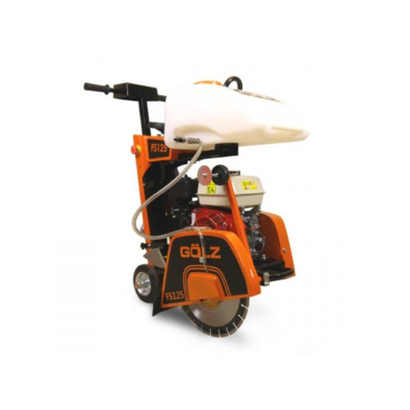 GOLZ FS125 - Scie à sol thermique moteur HONDA ou KOHLER + Disque Ø350 inclus