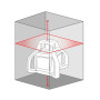 Pack Laser Rotatif Rouge angle Horizontal
