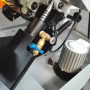 FEMI 1750XL - Scie à ruban 230V - plan rapproché sur la pompe