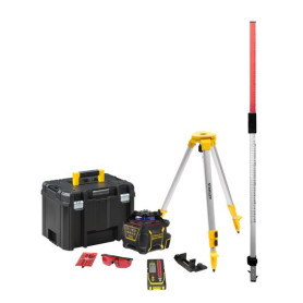 STANLEY RL600 - Niveau Laser Rotatif Rouge Pack Investissement - Alcalines