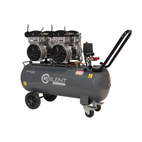 LACME SILENT 24/80 SH - Compresseur d'air électrique silencieux sans huile 80 litres 230V - 24m³/h