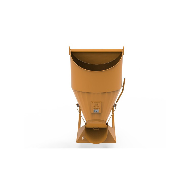 SECATOL - Benne à béton couchée 142C B - 750L