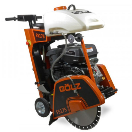 GOLZ FS175H - Scie à sol thermique moteur HONDA ou KOHLER + Disque Ø350 inclus