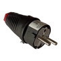 RISE CAOUTCHOUC MALE 2P+T 16A/250V IP¨54