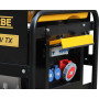 AYERBE AY 24000 V TX E - Groupe électrogène triphasé essence sur chariot avec roues - zoom capot ouvert