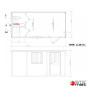 Bungalow Neuf 5M avec WC et Douche SD1 - Série Standard - plan 1