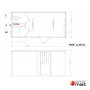 Bungalow Neuf 5M avec WC et Douche SD1 - Série Standard - plan 2