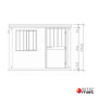 Bungalow de chantier standard - 3m - plan 1