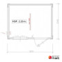 Bungalow de Chantier Modèle Isoplus - De 3 mètres - plan intérieur