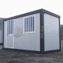 Bungalow de Chantier Modèle Isoplus - De 4 mètres - vue de profil