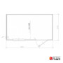 Bungalow de Chantier Modèle Isoplus - De 4 mètres - plan intérieur