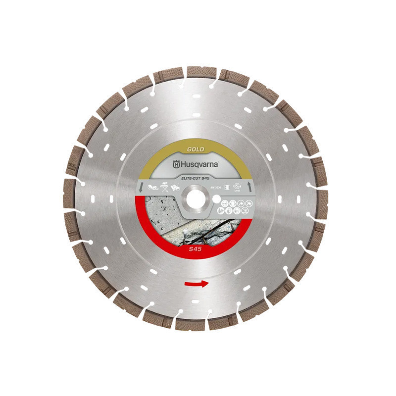 Arix Disque à tronçonner diamanté haute performance Ø 350mm pour béton  armé, Ø trou de forage 20 mm