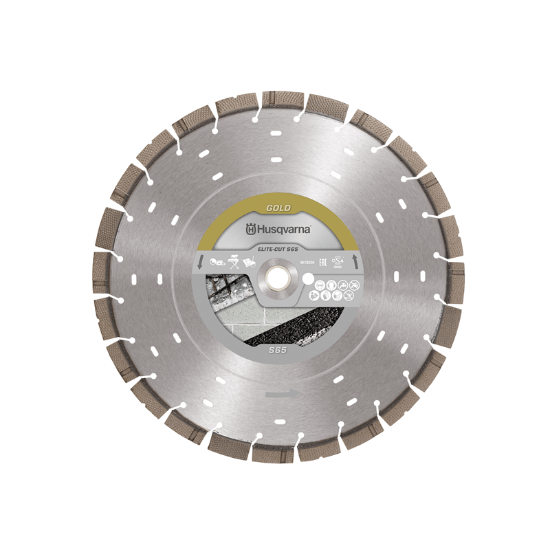 HUSQVARNA ELITE CUT S65 EXO GRIT - Disque Diamant 300 ou 350mm au choix