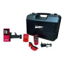 Pack Laser Rotatif Rouge angle valise et accessoires