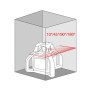Pack Laser Rotatif Rouge angle Horizontal