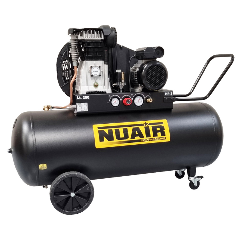 NUAIR B3800B/3M TECH PRO - Compresseur à piston Débruité 200 L