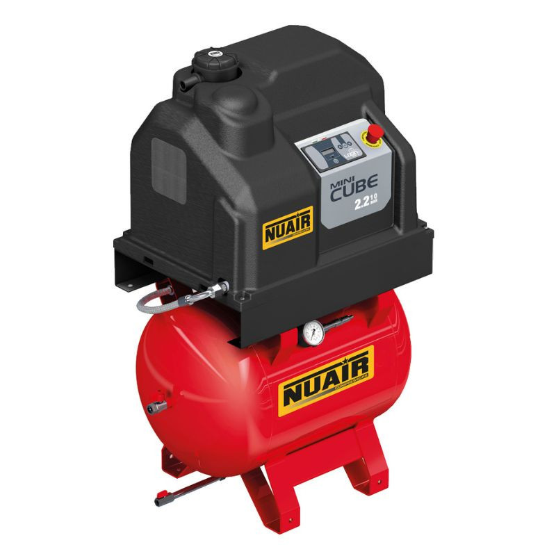 NUAIR MINI CUBE 2,2/10 - Compresseur à Vis Monophasé - Avec Cuve 90L