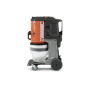 HUSQVARNA DE110i - Aspirateur poussières à batterie Classe H - Débit 170 mbar - Puissance 2,2kw - vue de profil