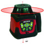 METRICA BRAVO ROTATIVO HV Rouge - Pack Laser Rotatif avec trépied + mire + cutter offert