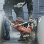 HUSQVARNA K 970 Ring - Découpeuse avec couronne VARI-RING R45 - mise en situation
