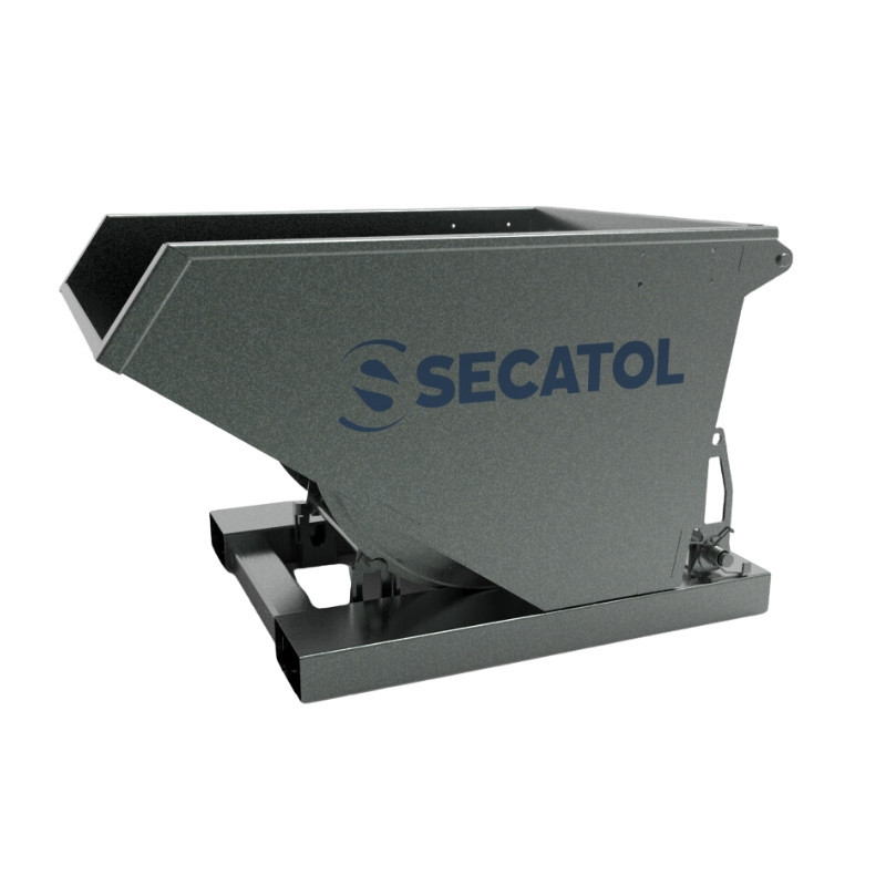 SECATOL - Benne auto-basculante BAB - Version Galvanisée - 500L