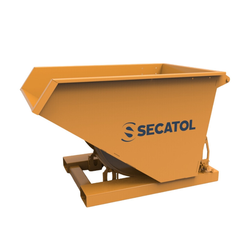 SECATOL - Benne auto-basculante BAB - Version Peinte - 750L