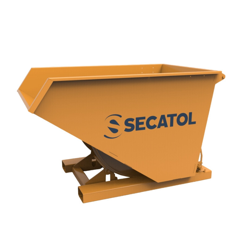 SECATOL - Benne auto-basculante BAB - Version Peinte - 1500L