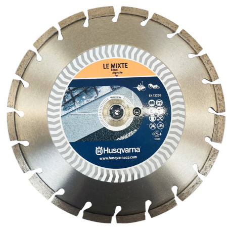 HUSQVARNA LE MIXTE - Disque Diamant 230, 300 ou 350 mm au choix