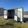 Bungalow neuf de stockage 5 mètres - portes ouvertes de coté
