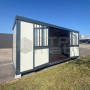 Bungalow neuf de stockage 5 mètres - portes ouvertes autre coté
