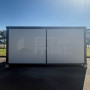 Bungalow neuf de stockage 5 mètres - vue de dos