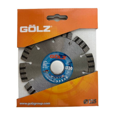 GOLZ LT30 - Disque Diamant Béton Gamme Standard - diamètre 125