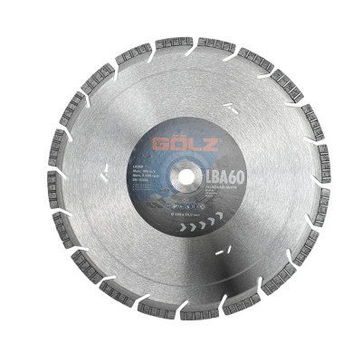 GOLZ LBA60 - Disque Tronçonnage Mixte - Spécial Découpeuse ou Scie de sol