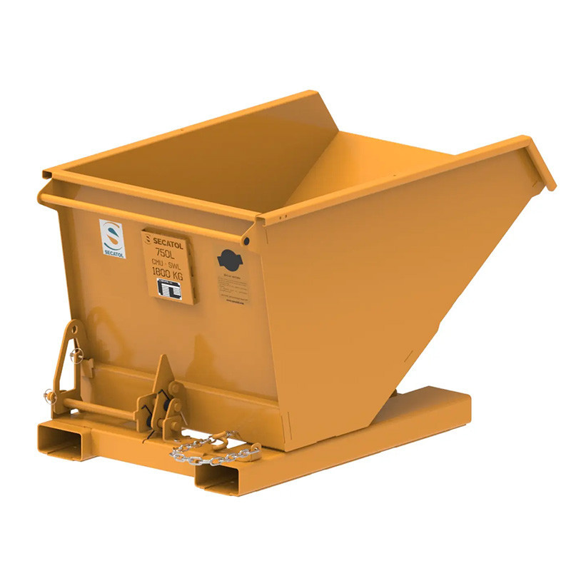 SECATOL BAB FU V3 - Benne Auto-Basculante à Foureaux Uniprises - 750l peinte