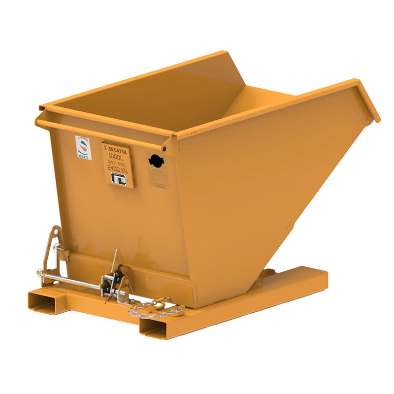 SECATOL BAB FU V3 - Benne Auto-Basculante à Foureaux Uniprises - 1000l peinte