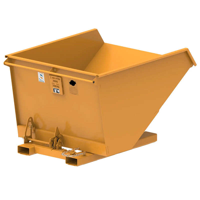 SECATOL BAB FU V3 - Benne Auto-Basculante à Foureaux Uniprises - 2000l peinte