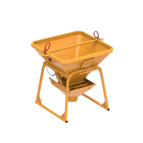 SECATOL - Benne à béton à Tuyau droite avec mécanisme TI PF - 350L