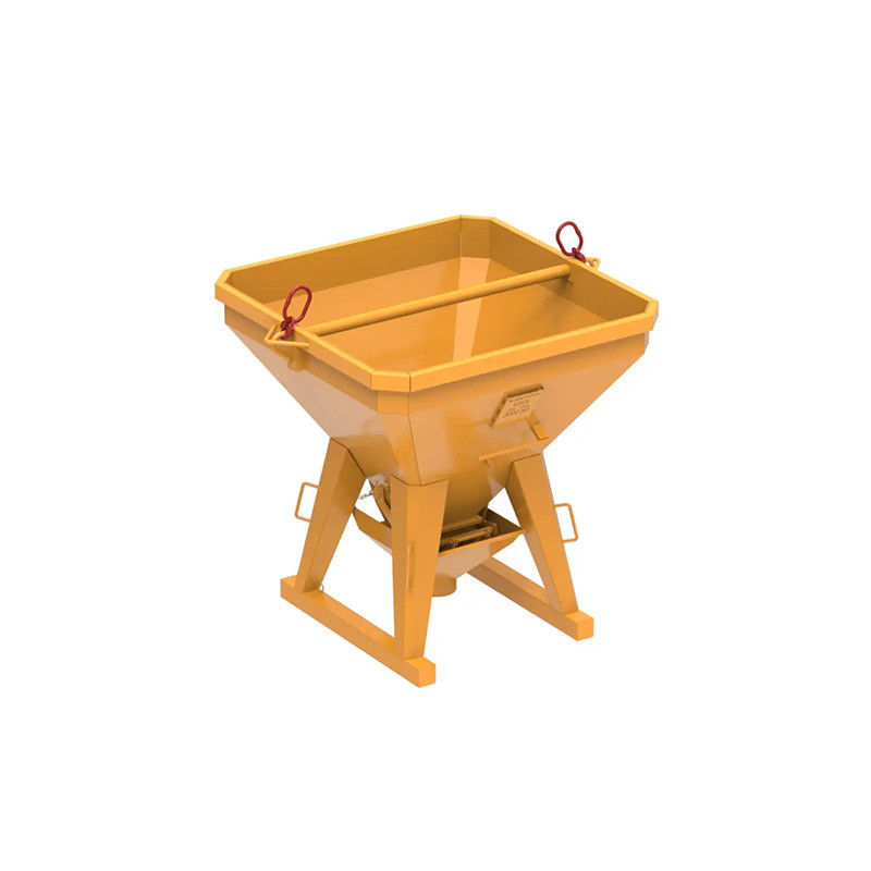 SECATOL - Benne à béton à Tuyau droite avec mécanisme TI PF - 1250L
