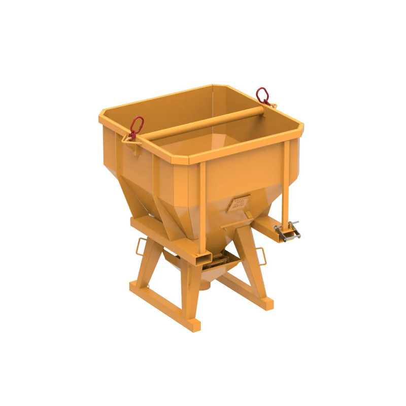 SECATOL - Benne à Béton à tuyau droite TI PF FU - 2000L
