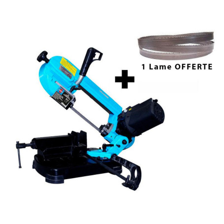 LEMAN SRM125 - Scie à ruban pour Métal Manuelle - Ouvert. Étau 125 mm avec sa lame offerte