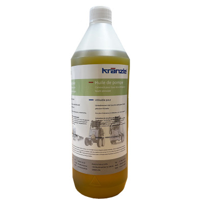 KRANZLE HUILEHP1 - Huile pour toutes pompes de nettoyeur Haute Pression - Flacon 1L