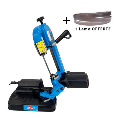 LEMAN SRM125 - Scie à ruban pour Métal Manuelle - Ouvert. Étau 125 mm avec sa lame offerte