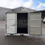 CONTAINEX - Container de stockage neuf 8 pieds - porte ouverte