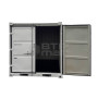 CONTAINEX - Container de stockage neuf 8 pieds - porte ouverte sans fond